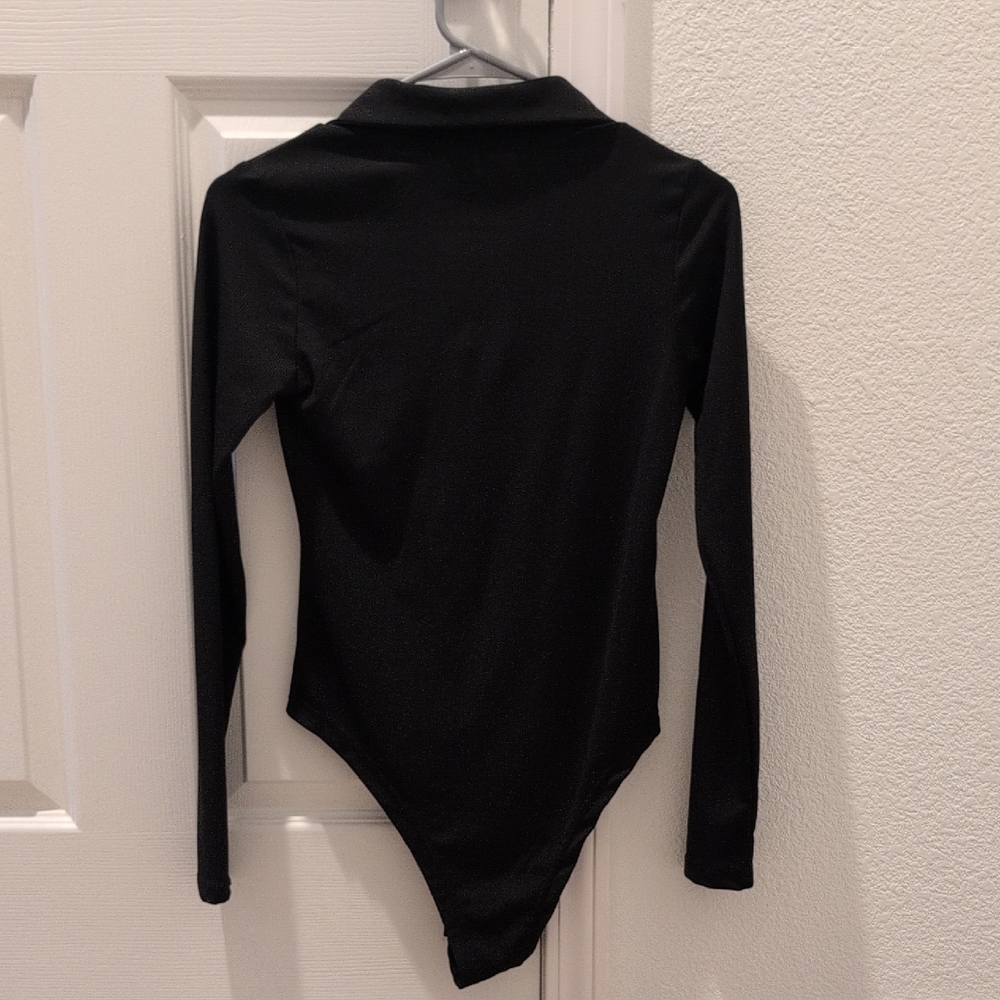 SHEIN Black Ribbed Top - Picture 3 of 3
